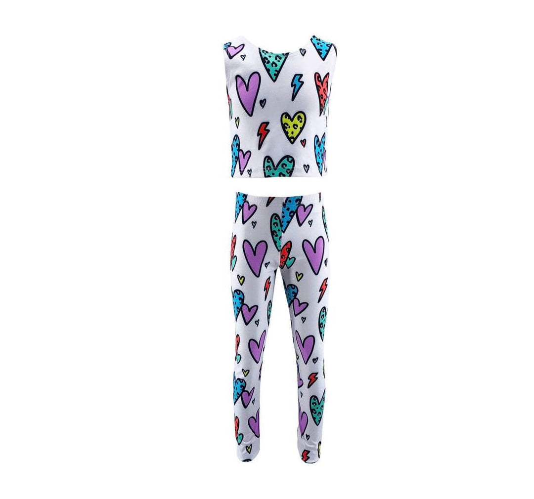 Rainbow Hearts Athletic Set