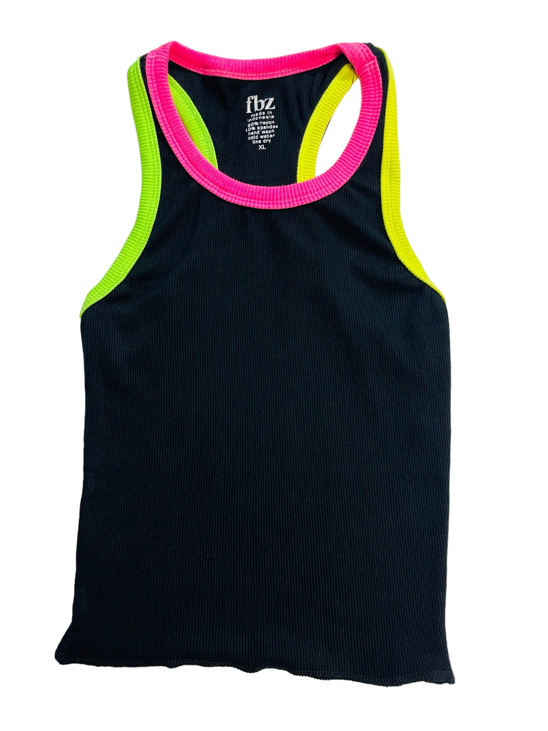 FBZ Neon Black Tank