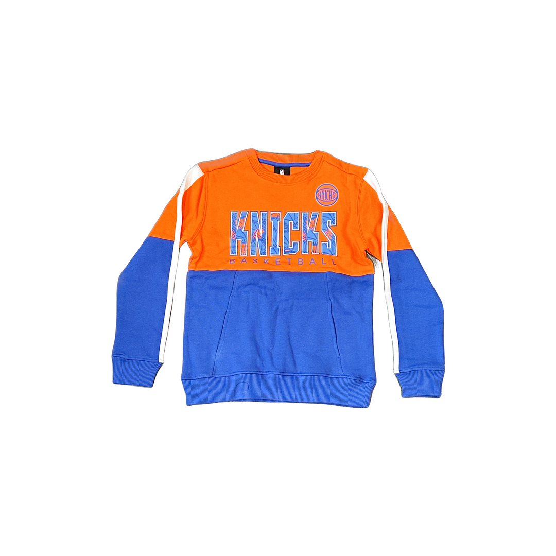 NY Knicks Strongside Colorblock Sweatshirt