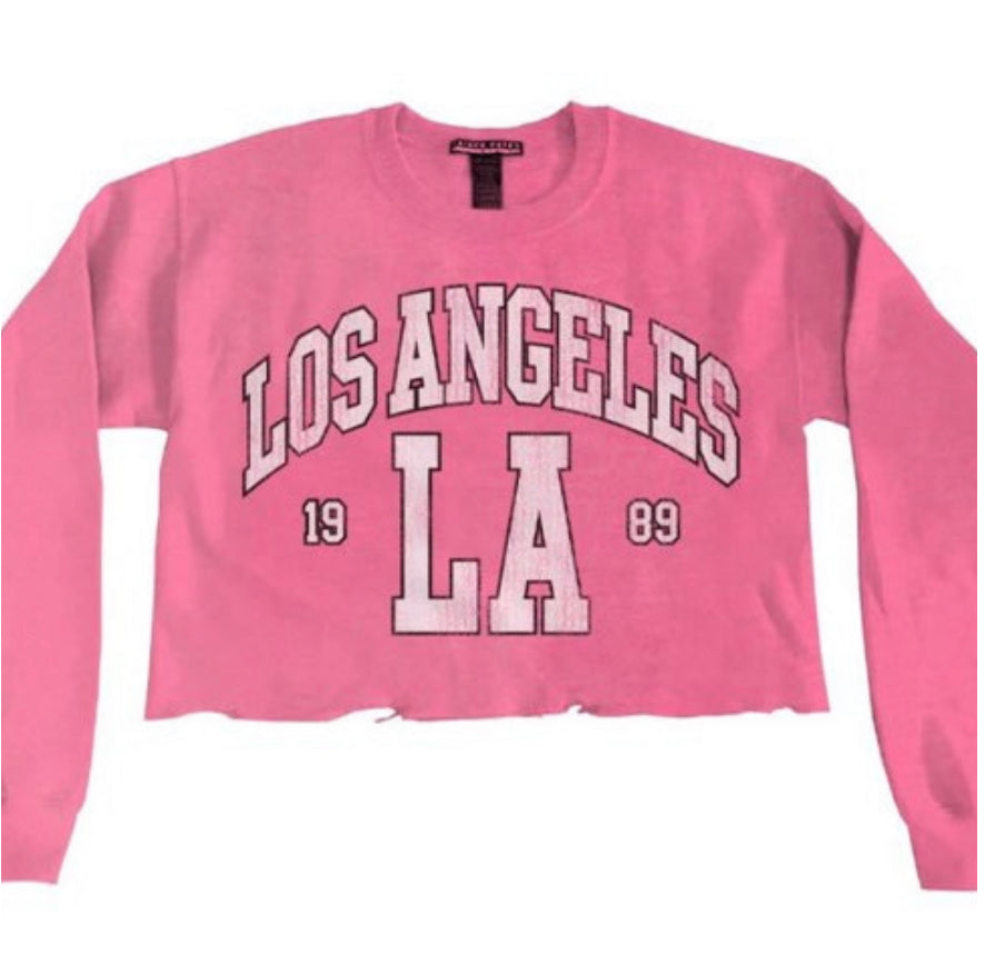 LA 1989 Crop Sweatshirt