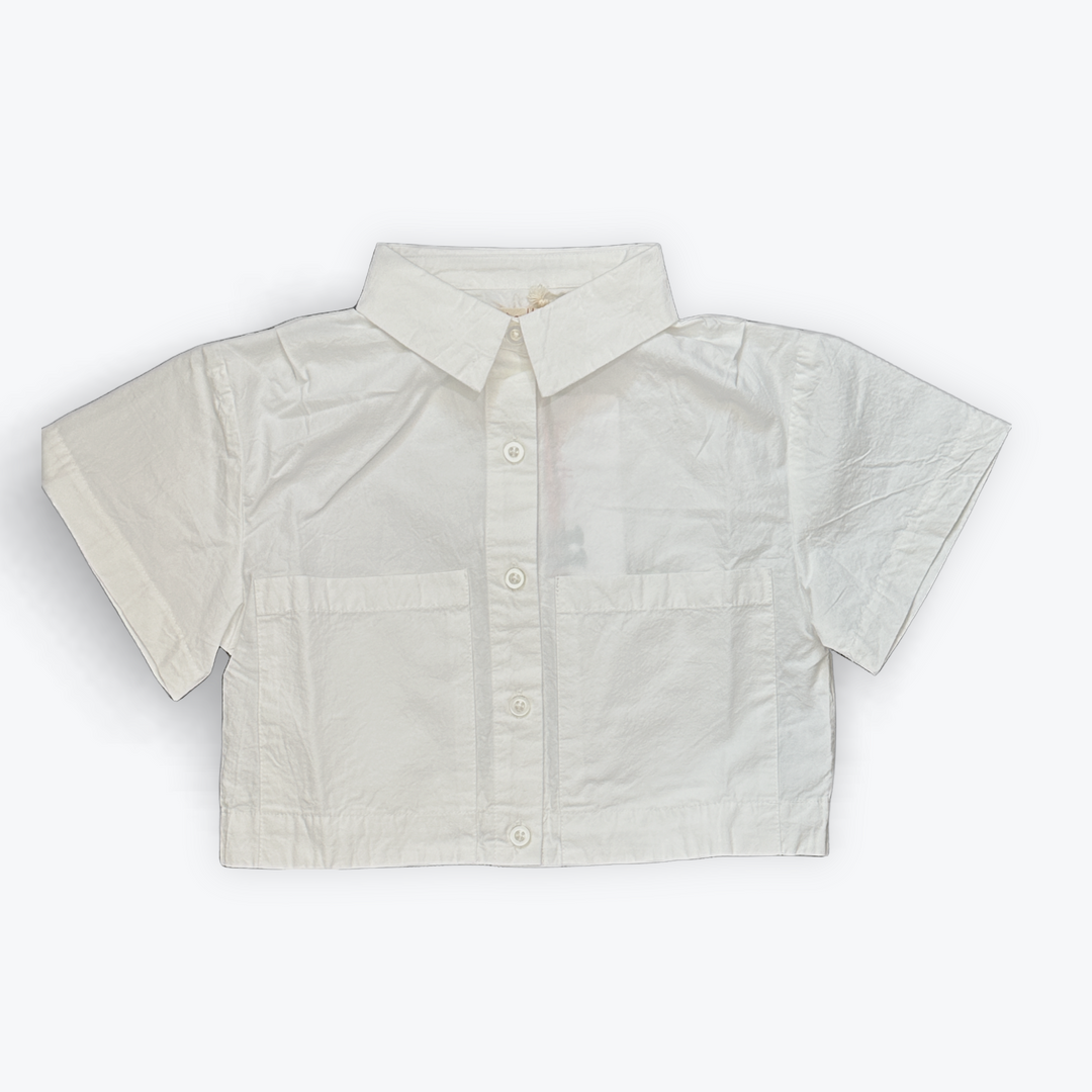 Cropped Button Down