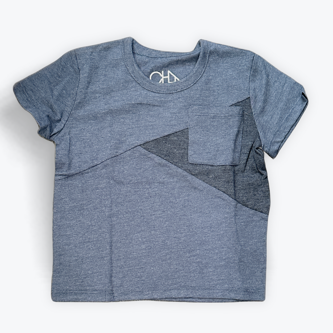 Blue Pocket Tee