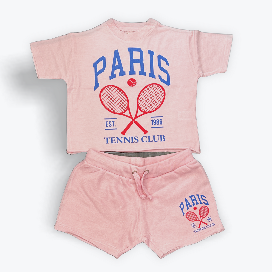 Paris Tennis Burnout Shorts