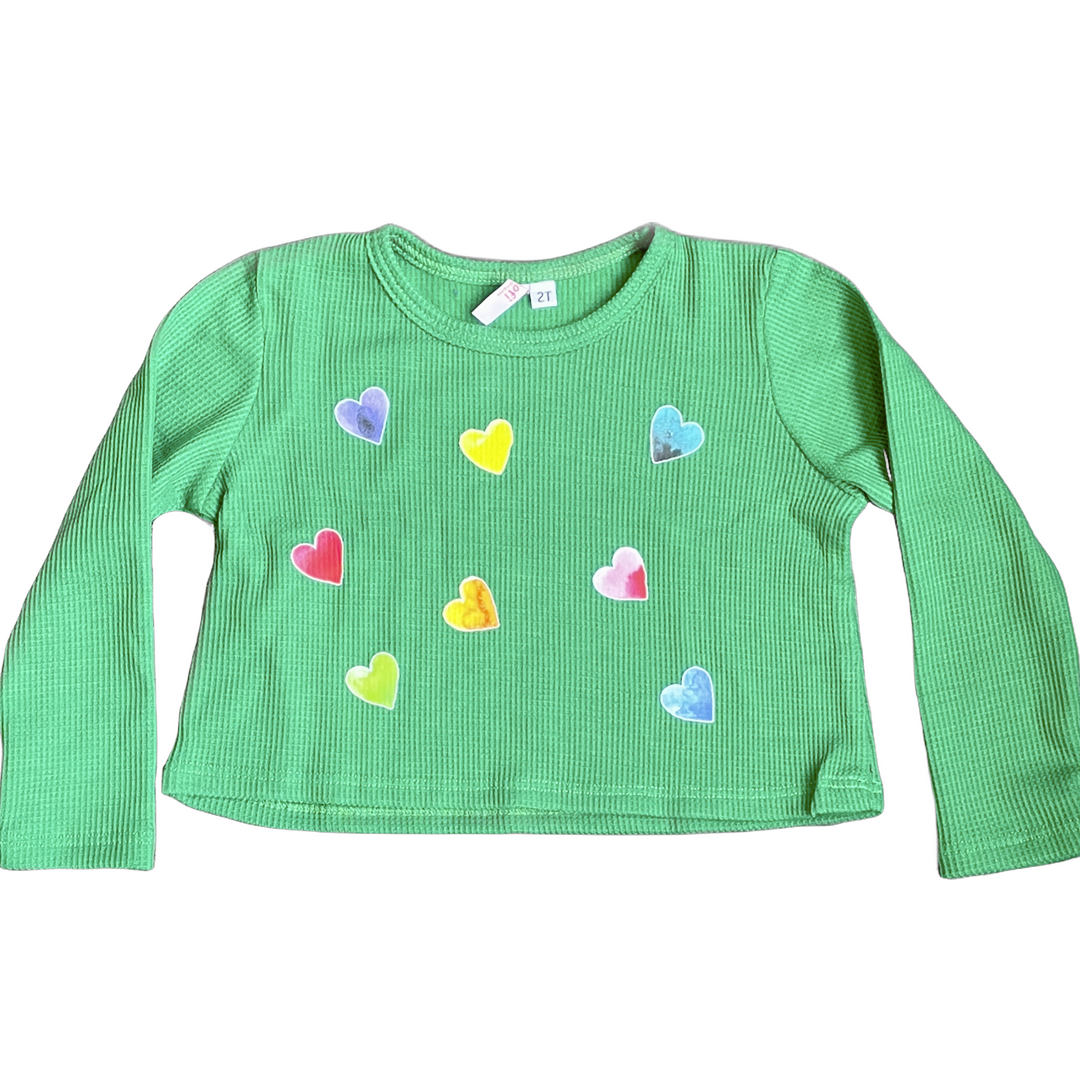 Scattered Heart Thermal Long Sleeve