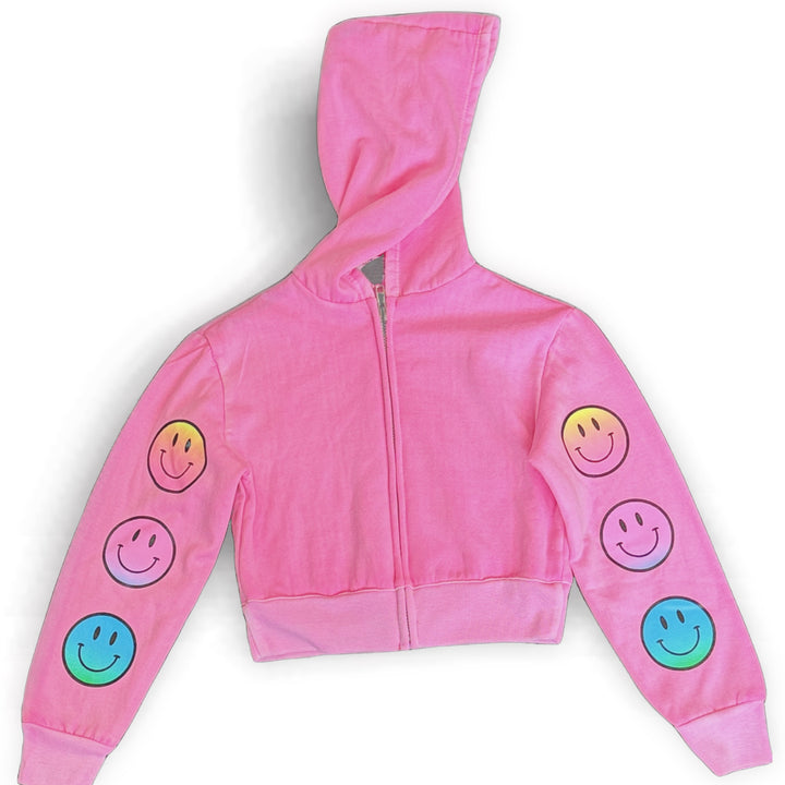 Firehouse Sweatshirt with Ombre Neon Smiley