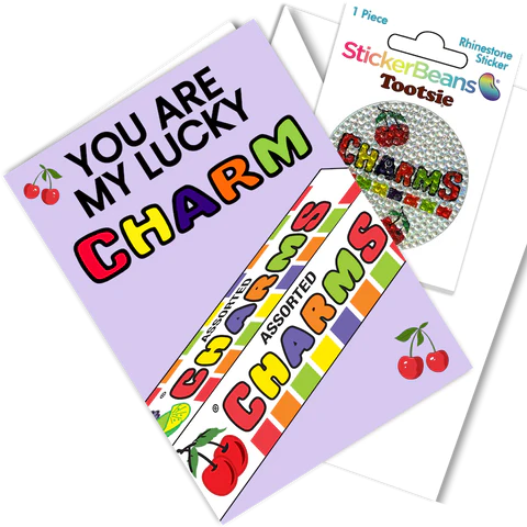 Sticker Bean Greeting Cards