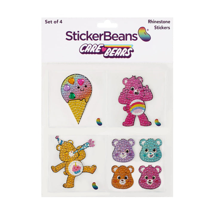 Sticker Beans Care Bears 2 Set of 4