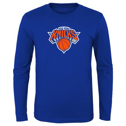 NY Knicks Logo Long Sleeve Tee