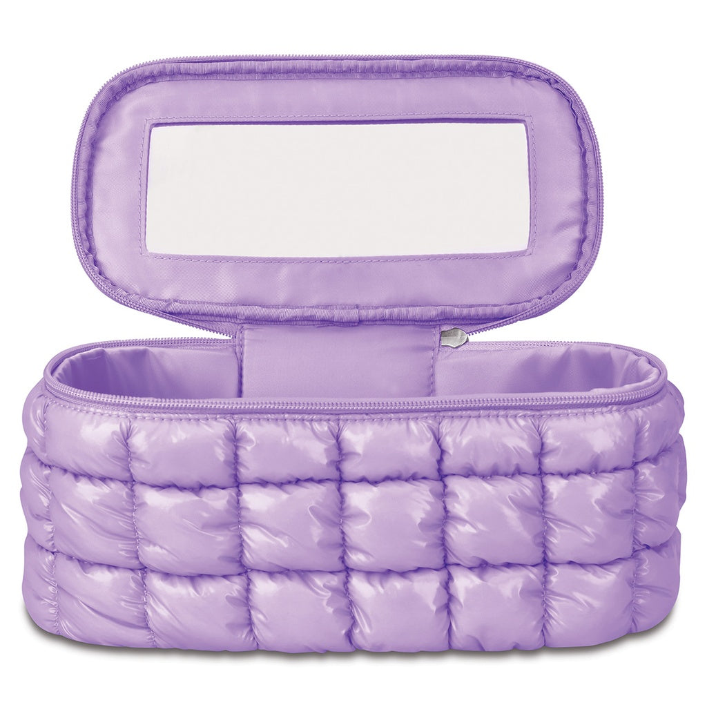 IScream Shiny Puffer Cosmetic Case