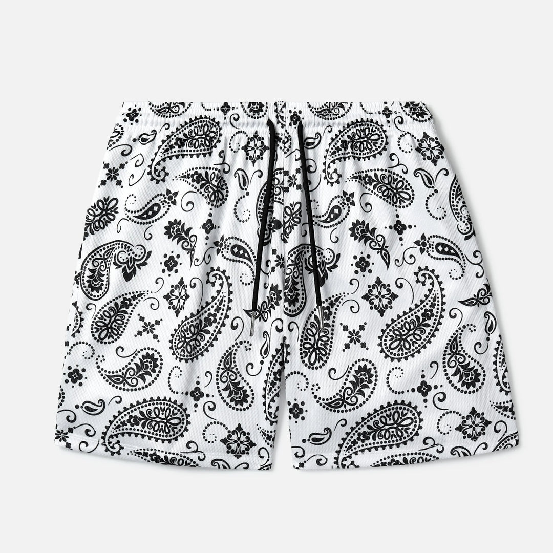 Drip Paisley Paradise Shorts