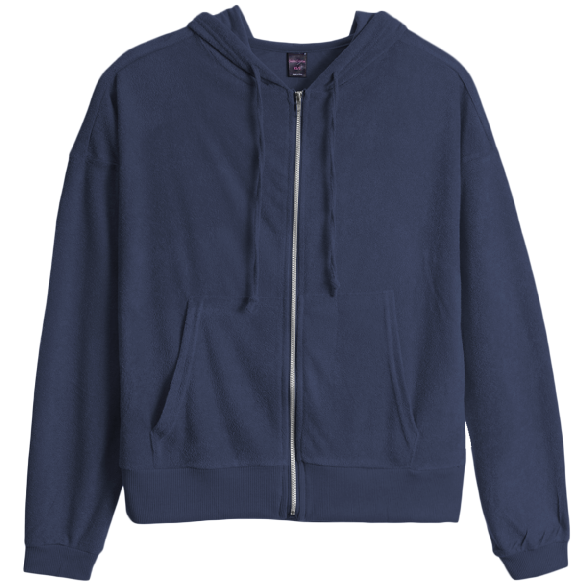 Soft French Terry Zip Up Hoodie