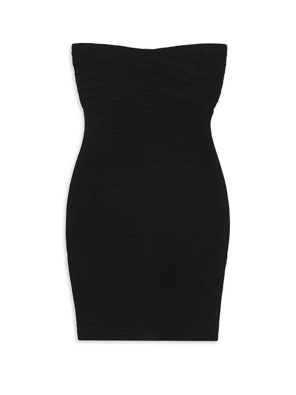 Katie J Bandage Strapless Dress