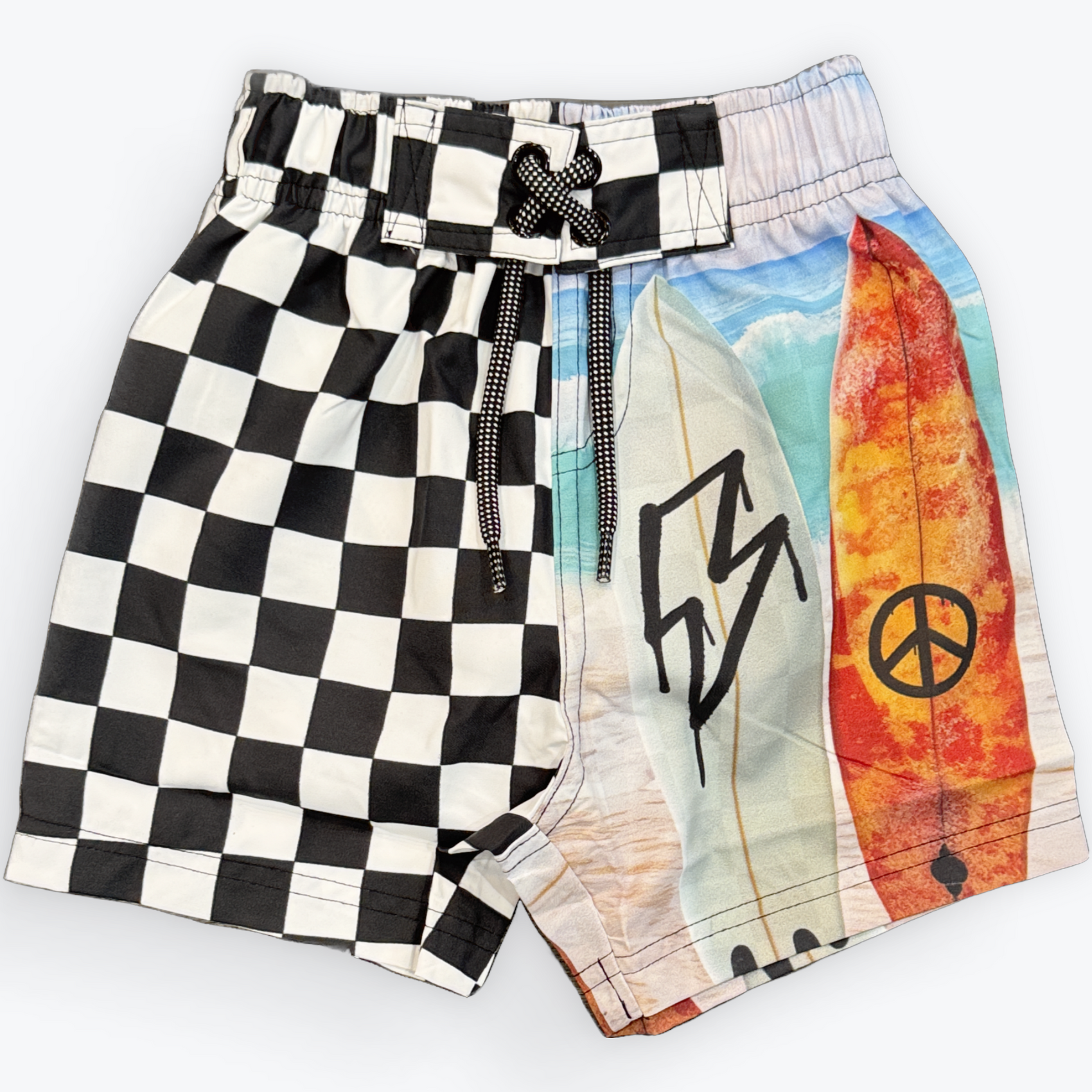 Mish Surf Check Board Swim Shorts
