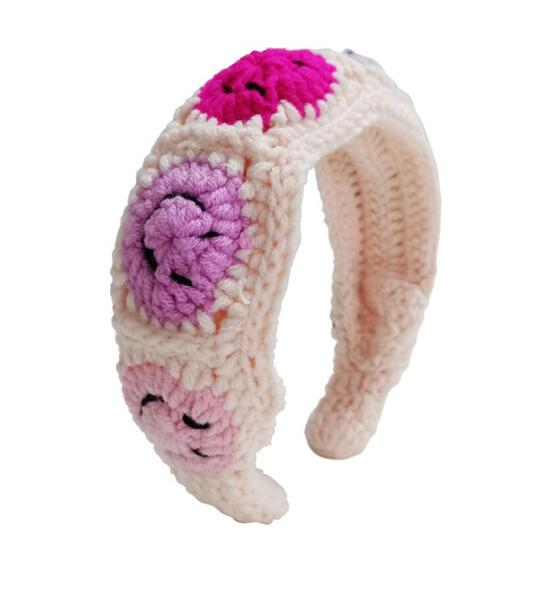 Multi Crochet Smile Headband