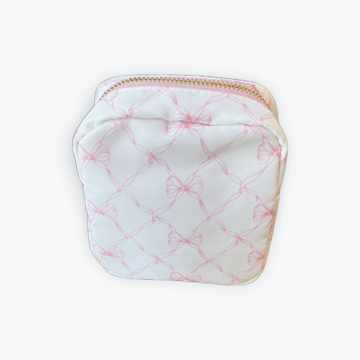 Small Bow Makeup Bag