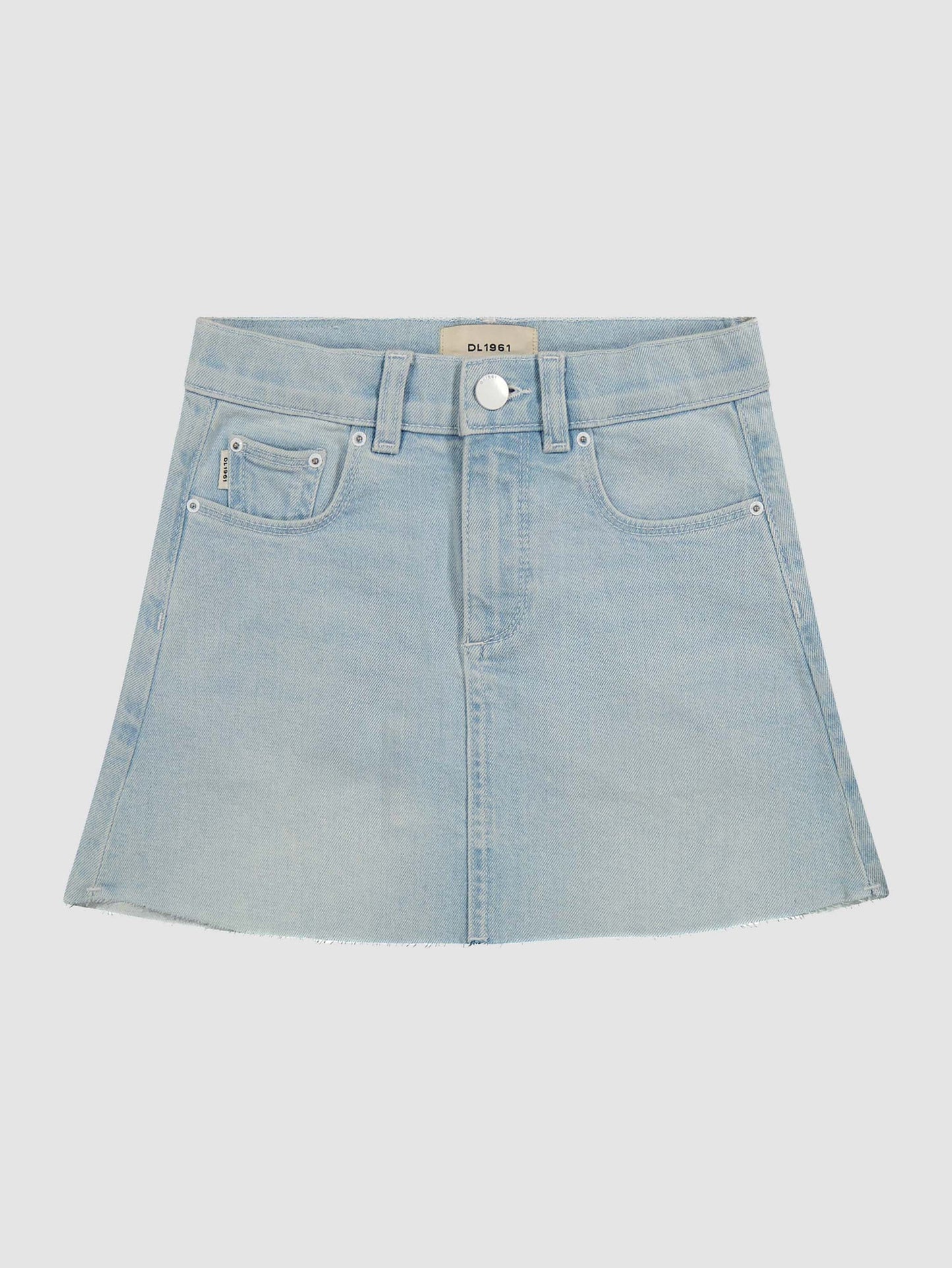 DL1961 Jenny Mini Skirt Raw Hem