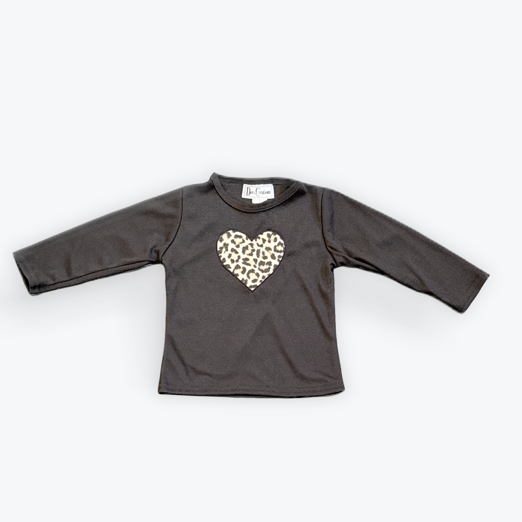 Dori Leopard Heart Long Sleeve