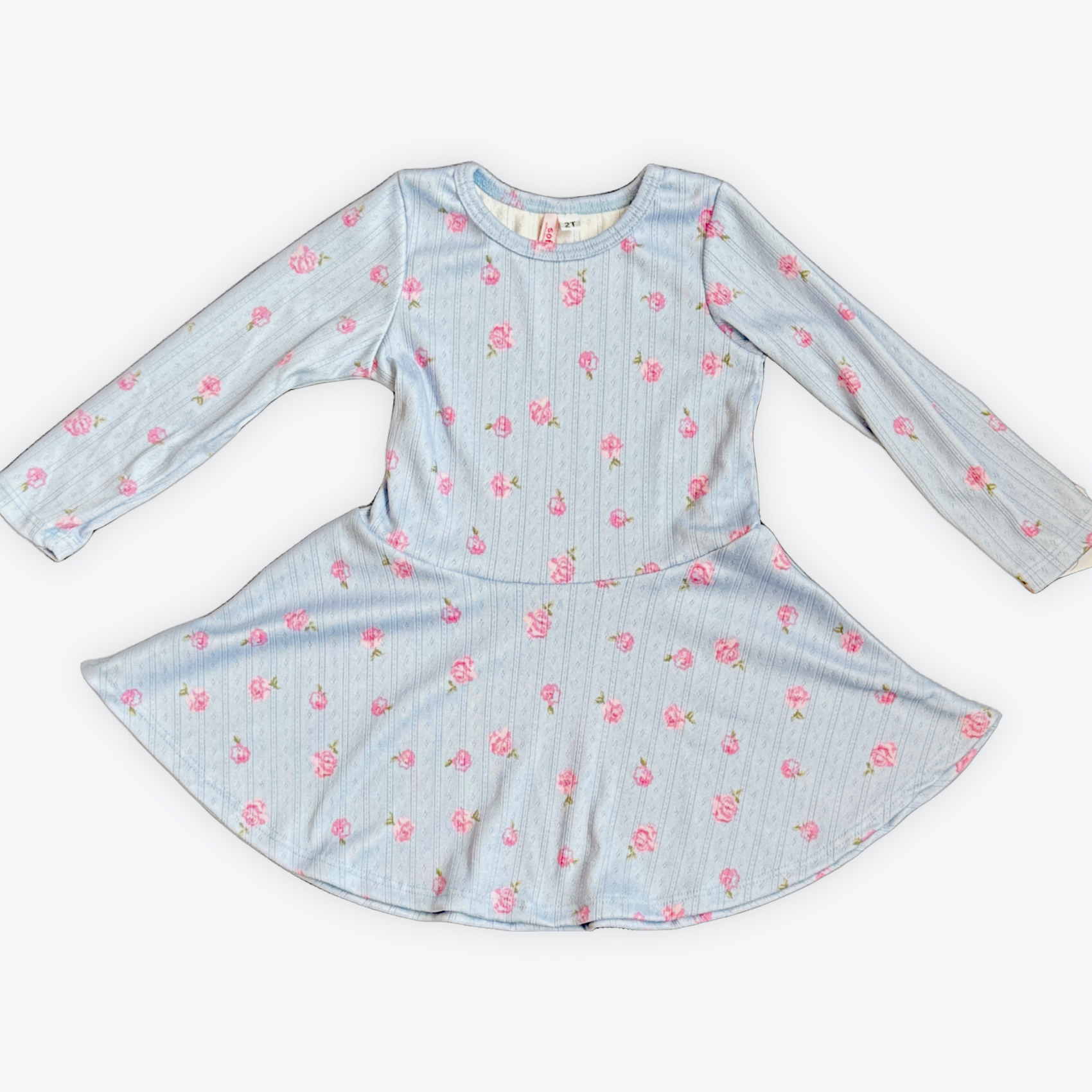 Sofi Blue L/S Floral Dress