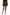 Pleated Denim Skort with Chain