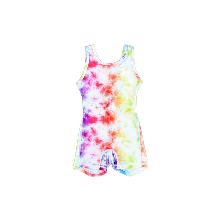 Terez Rainbow Ice Dye Leotard