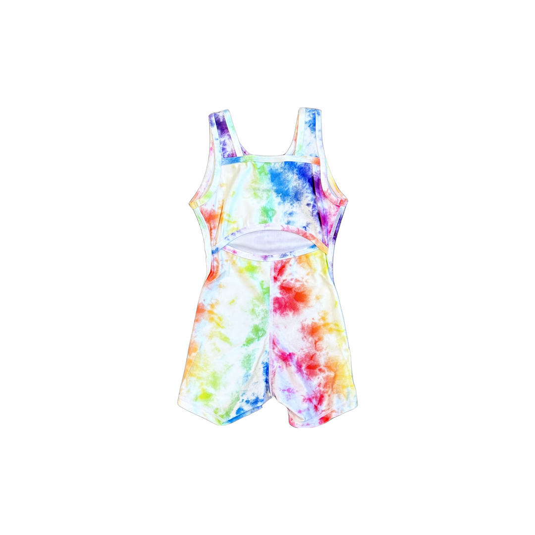 Terez Rainbow Ice Dye Leotard