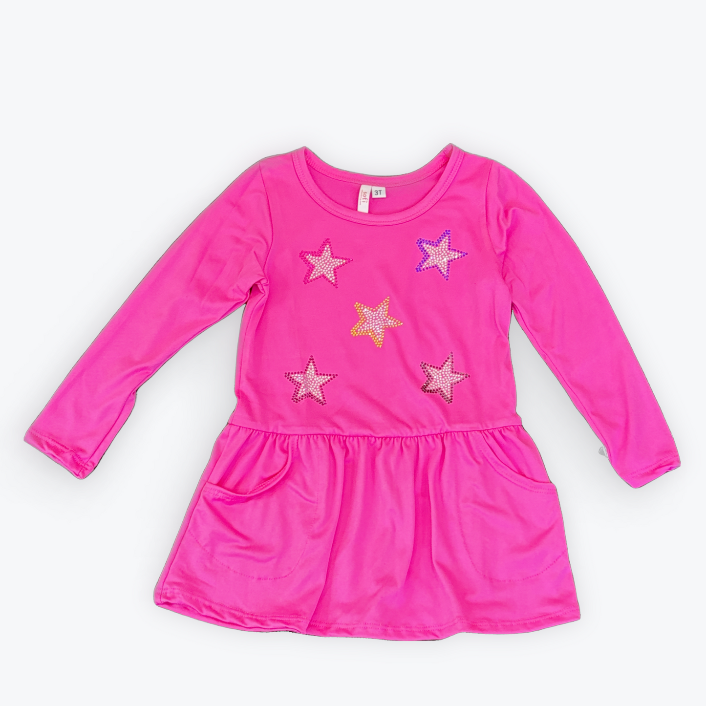 Sofi Fuschia Star Dress