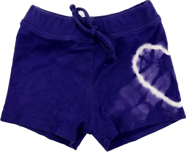Heart Tie Dye Short