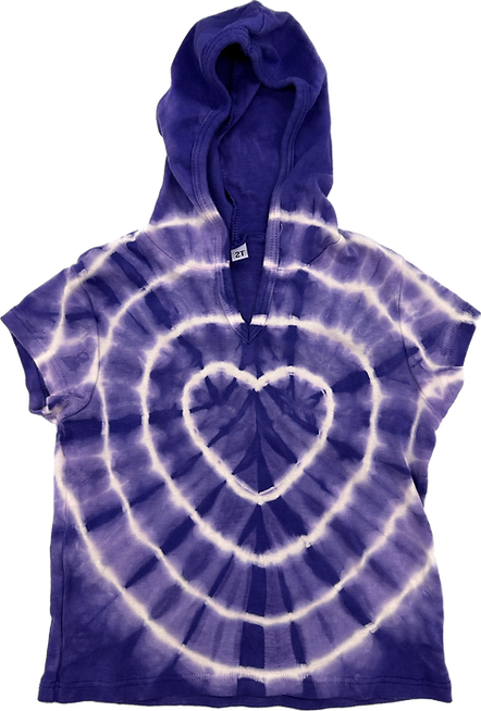 Heart Tie Dye SS Hoodie