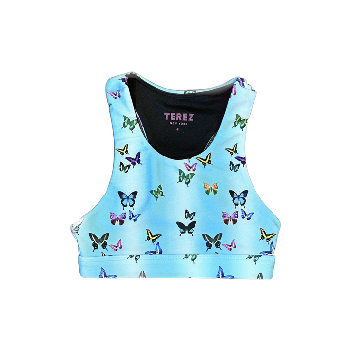 Terez Butterfly Sky Sports Bra