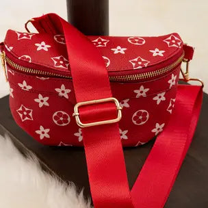 Star Printed Belt Bag