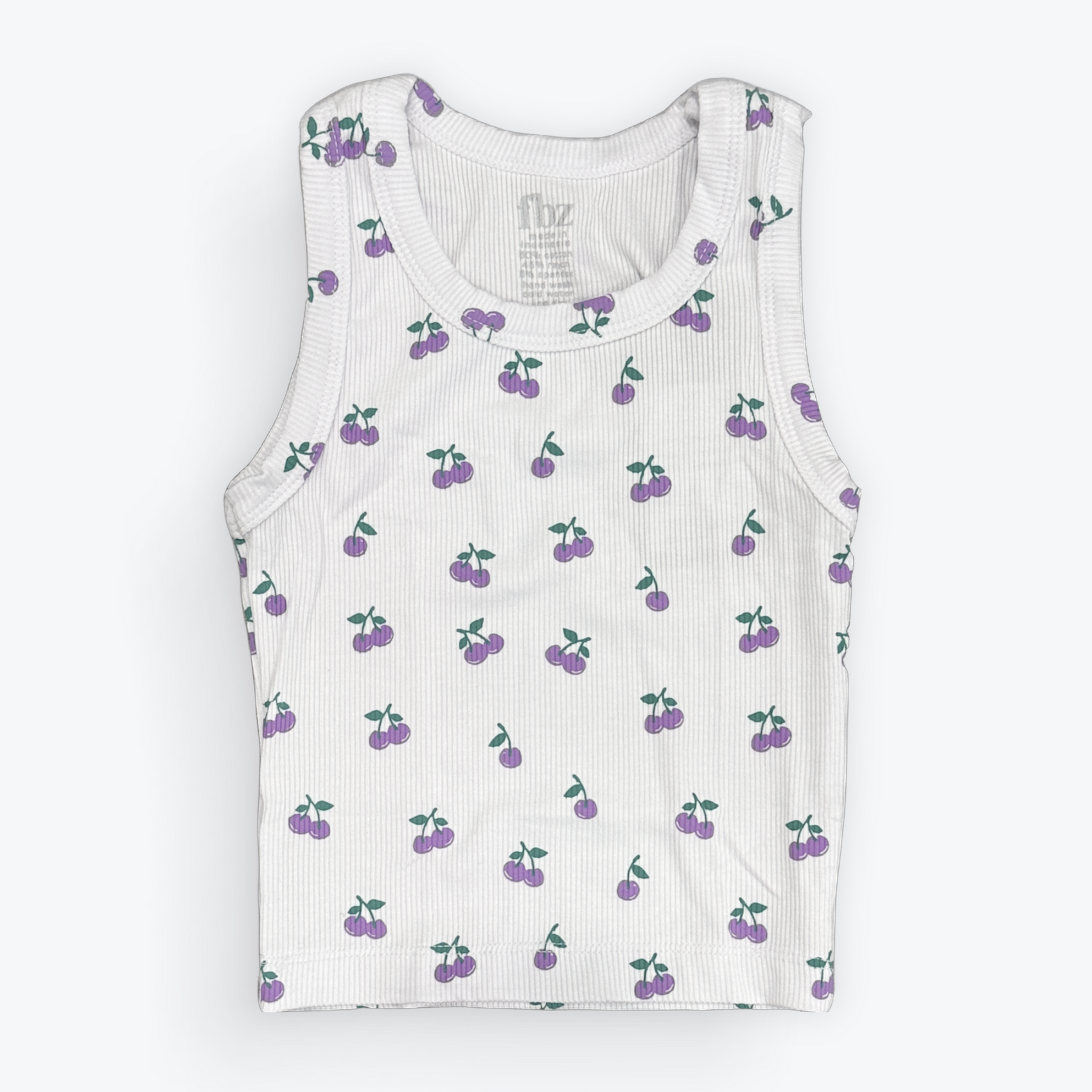 FBZ Neon Purple Cherries Tank