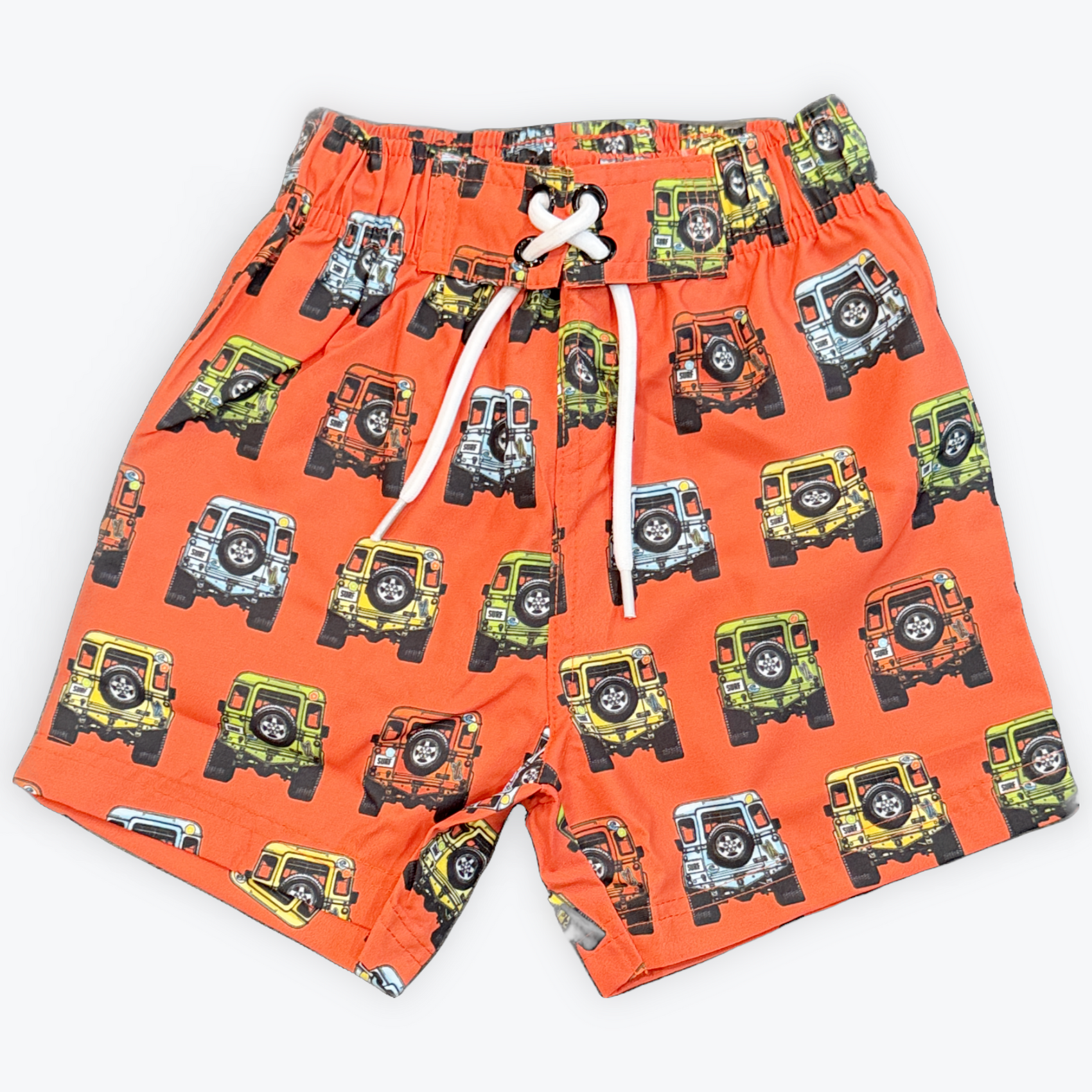Mish Orange Jeep Swim Short