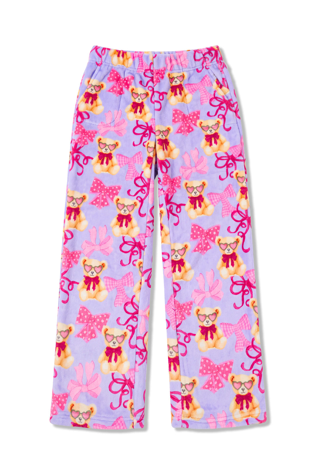 Preppy Goose Teddy Bows Plush Pants