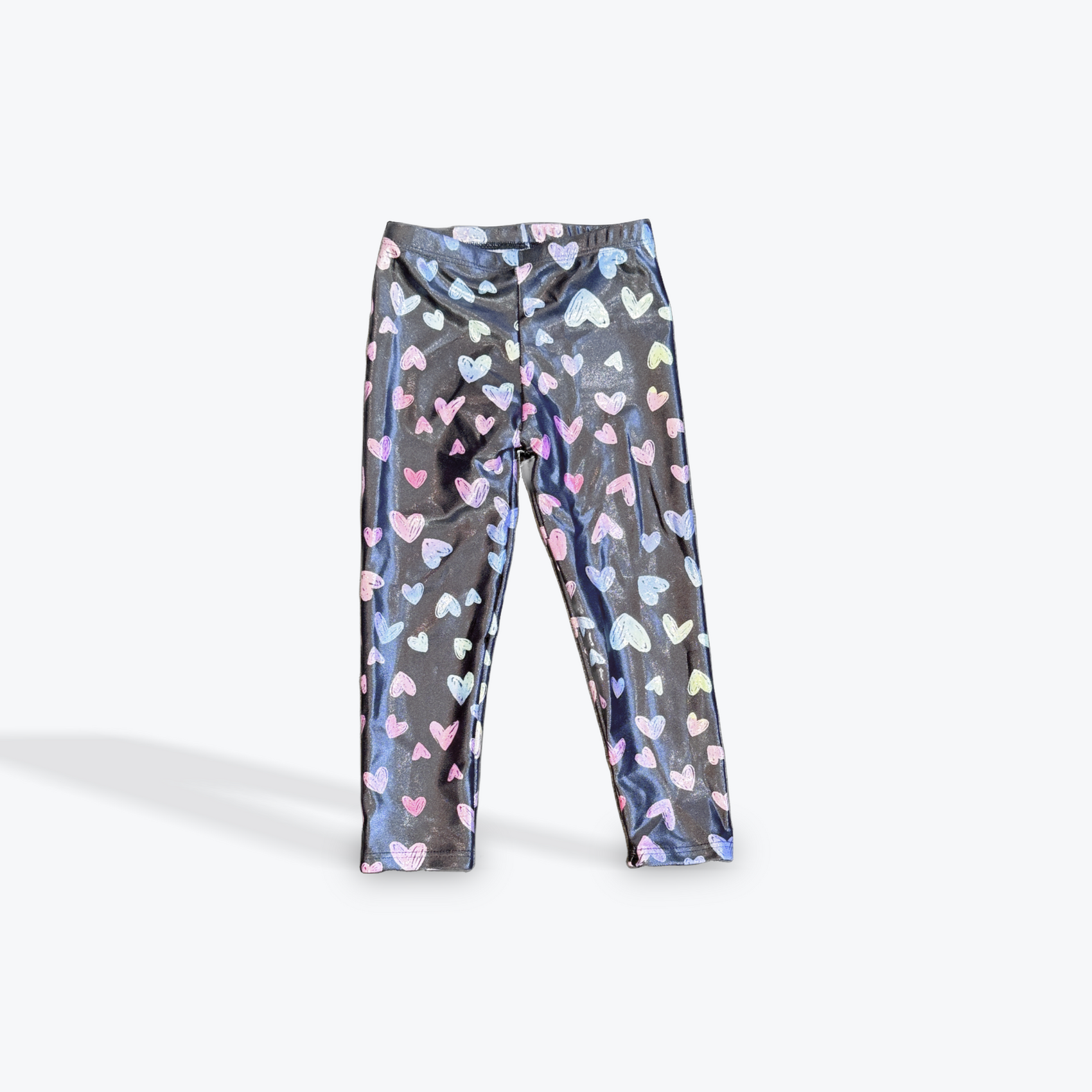 Social Butterfly Sparkle Heart Leggings