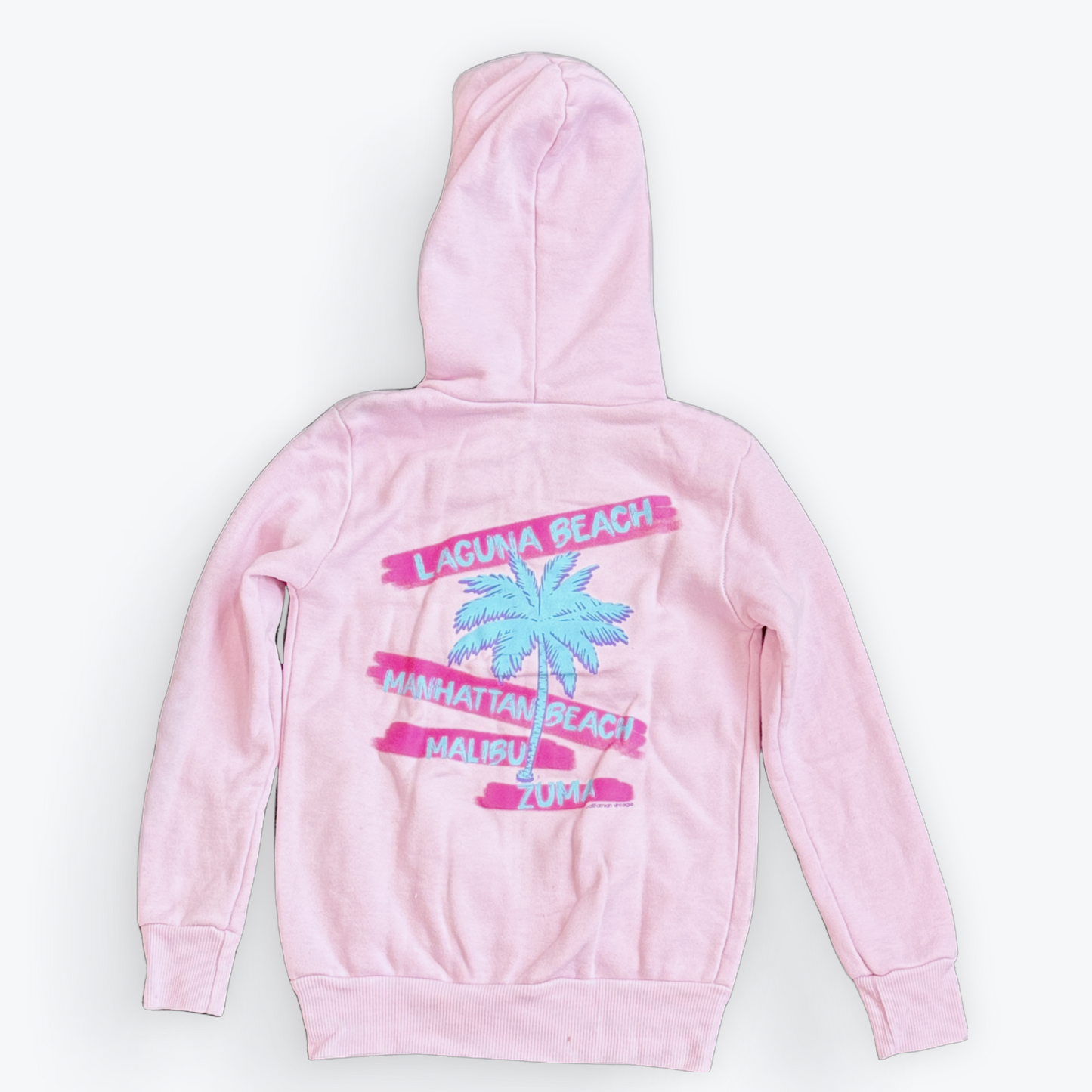Californian Vintage Zuma Pink Hoodie