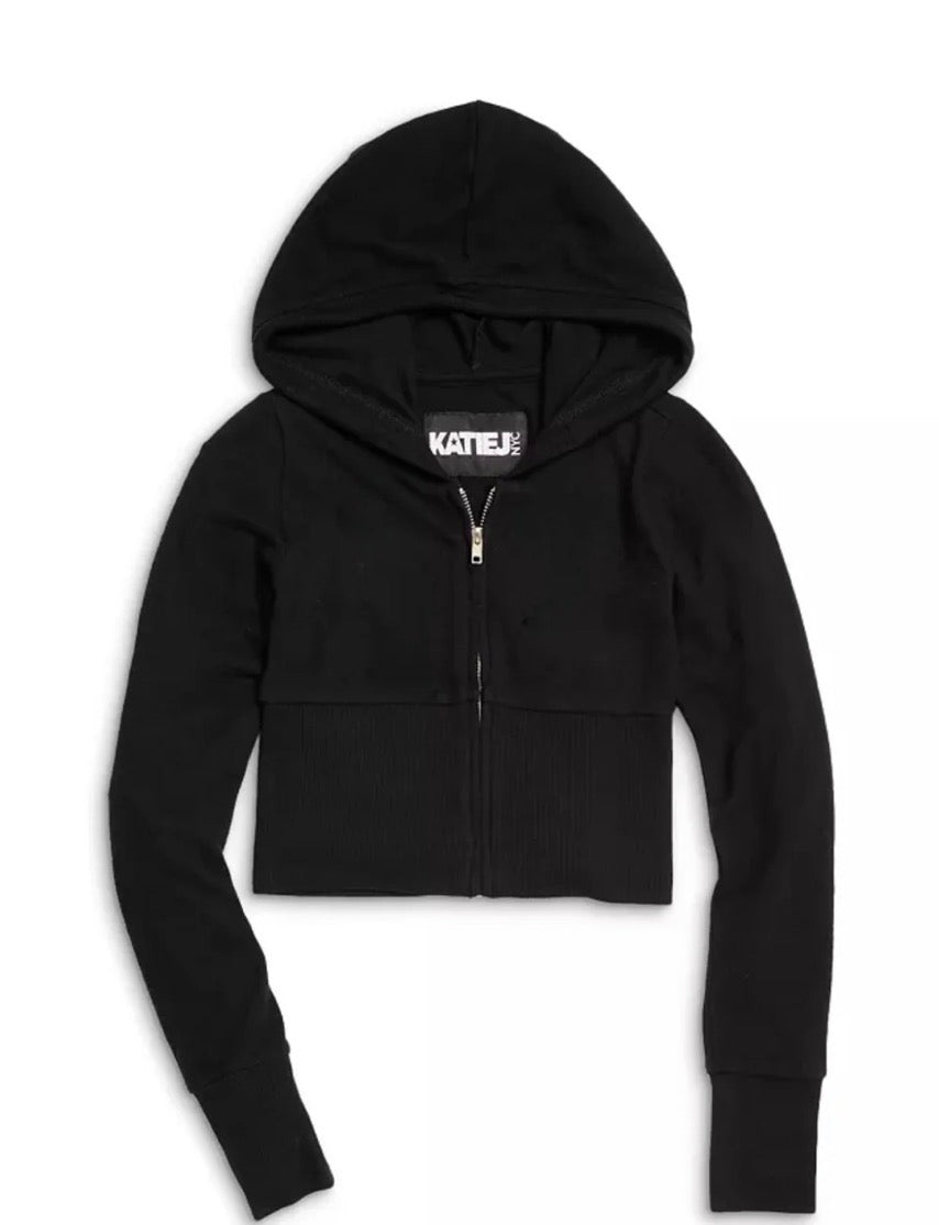 Katie J Drew Hacci Hoodie Black