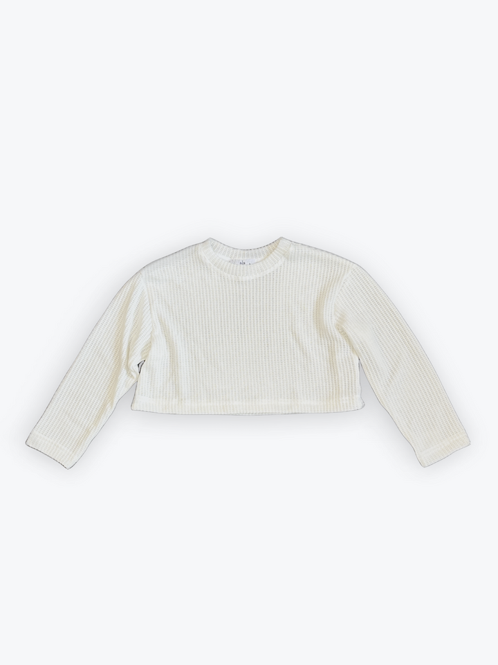 SLS L/S Crop Sweater