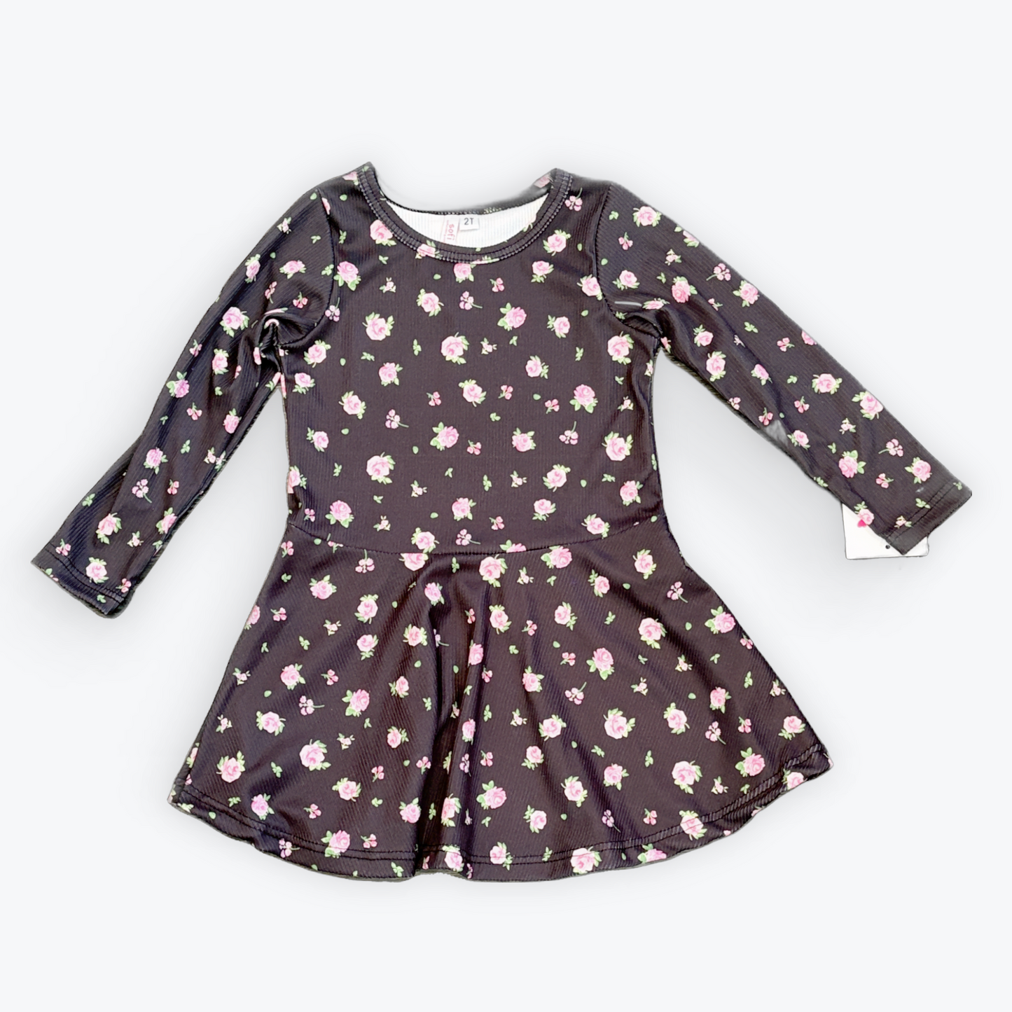 Sofi Black Floral L/S Dress