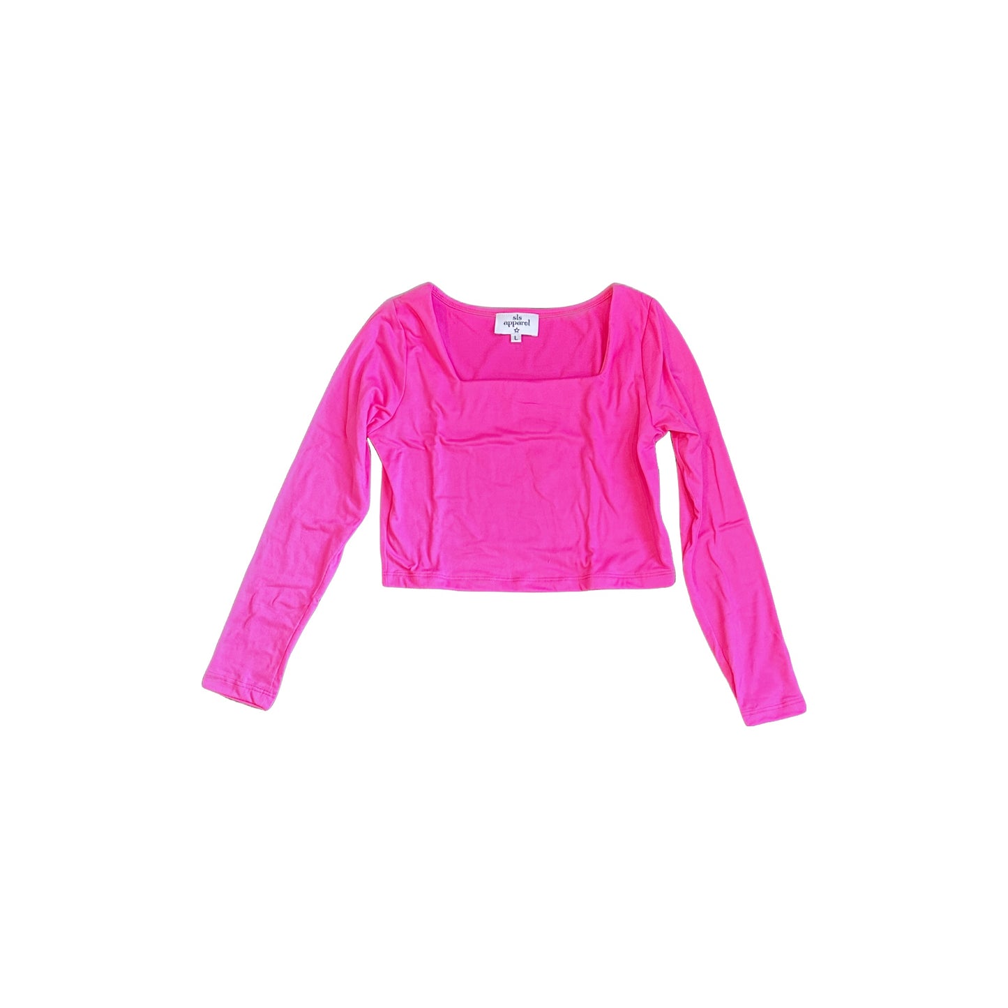 Long Sleeve Square Neck Top
