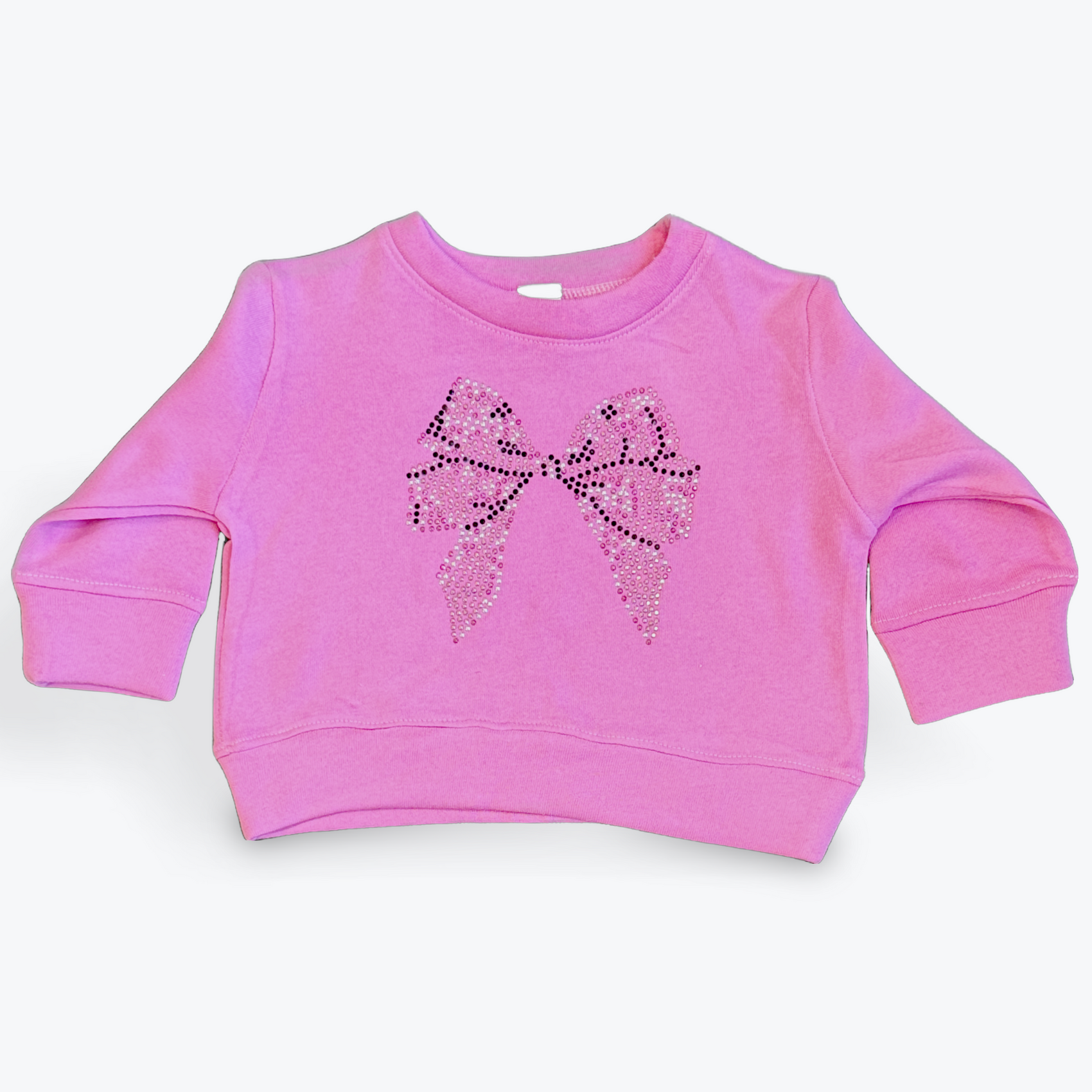 Dori Pink Bow Crewneck Sweatshirt