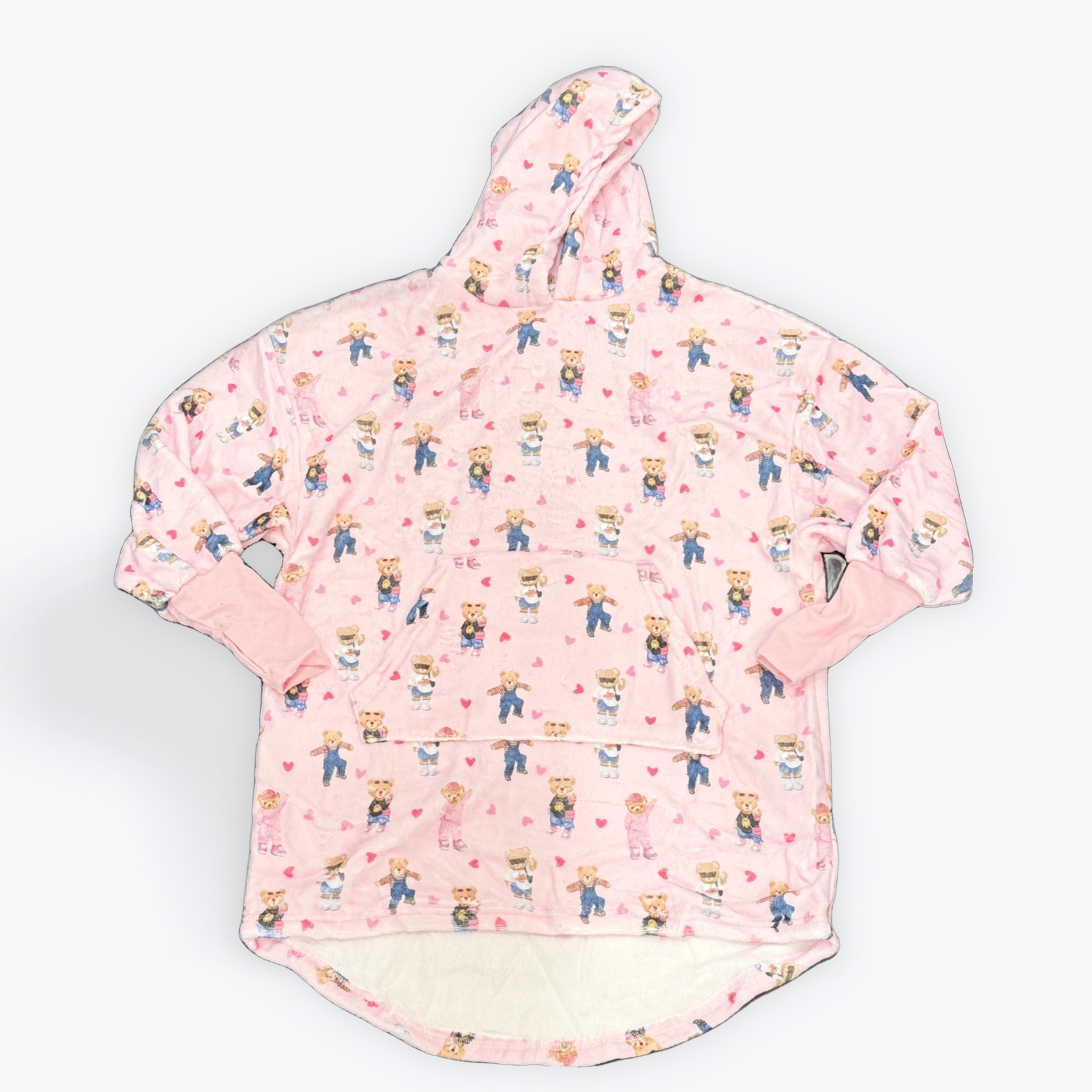 Bear Plush Oversized Hoodie