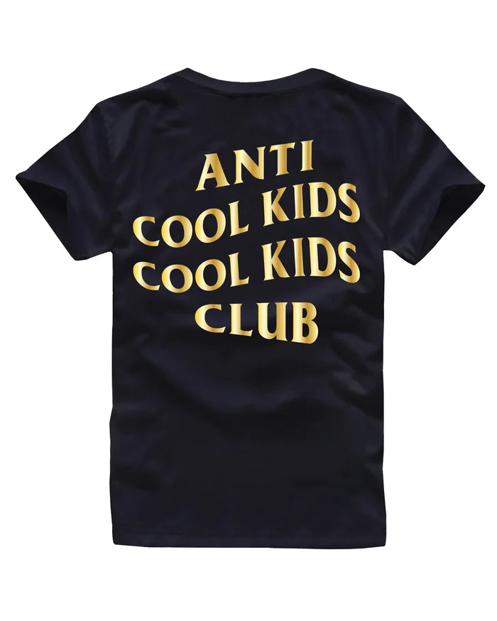 Anti Cool Kids Gold Foil Tee