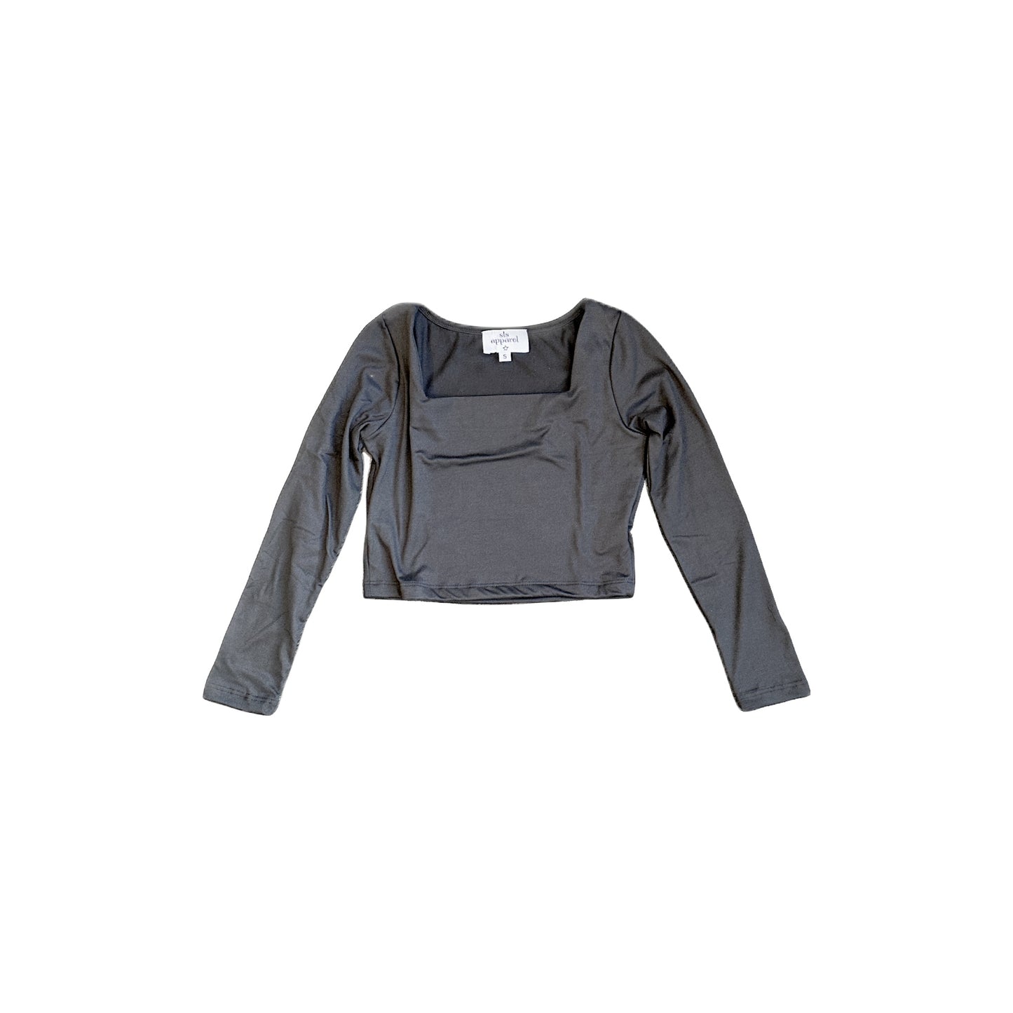 Long Sleeve Square Neck Top
