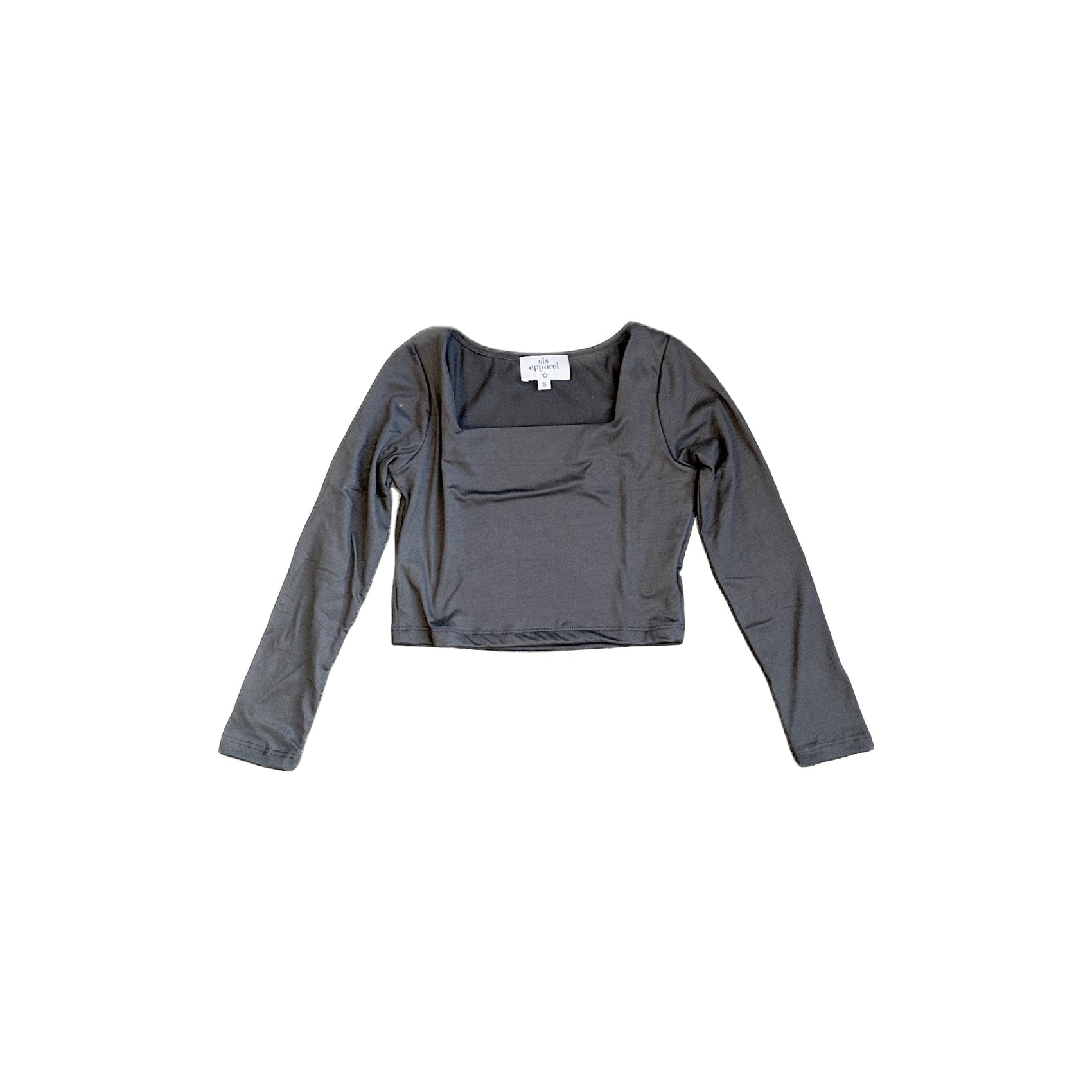 Long Sleeve Square Neck Top