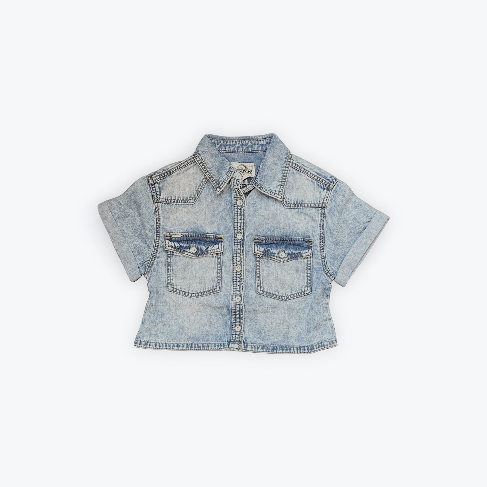 Jordache Short Sleeve Denim Shirt