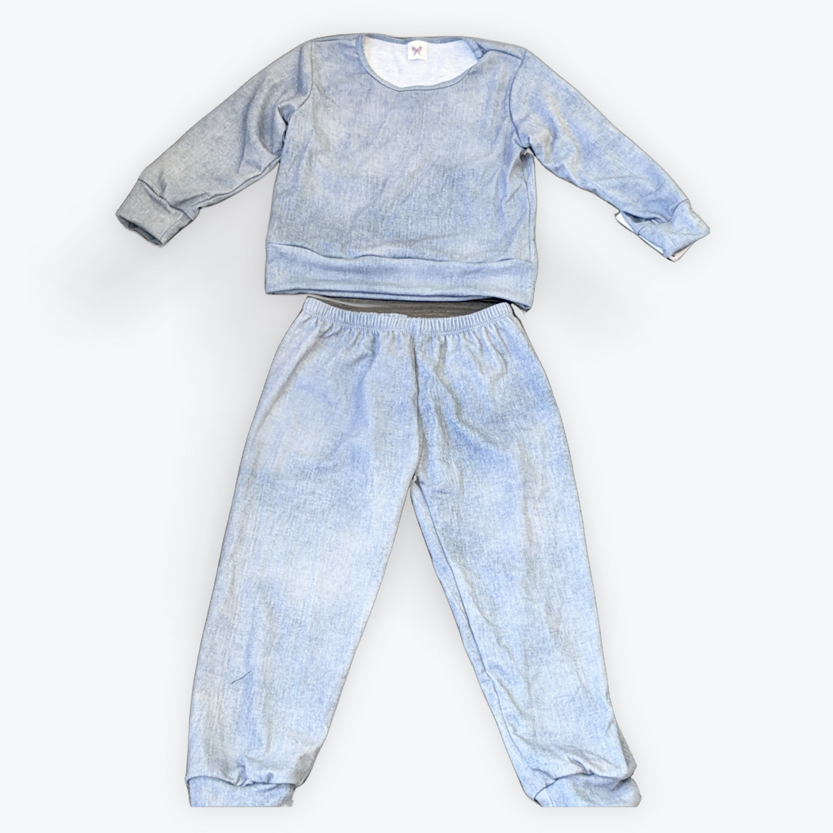 Social Butterfly Denim Set