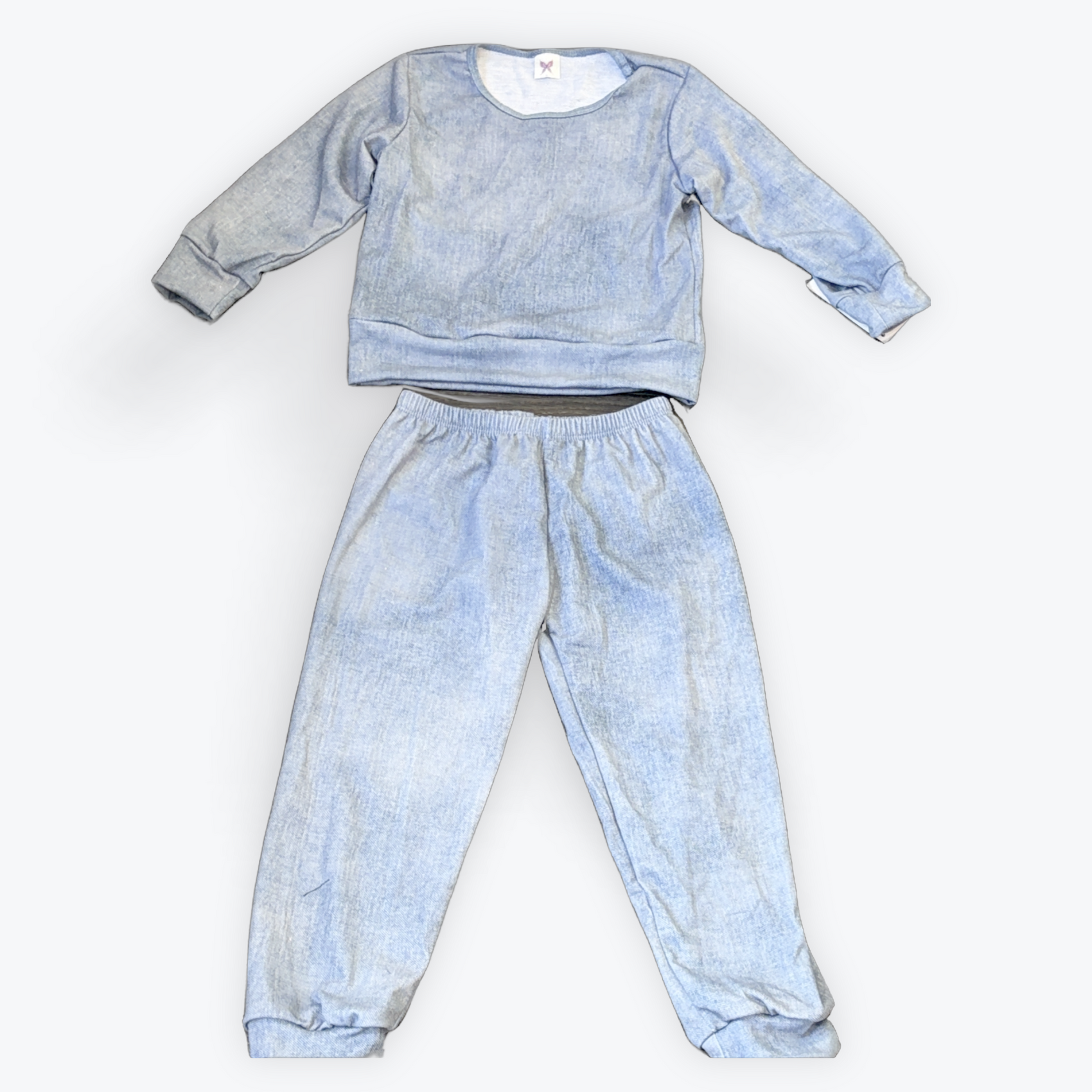 Social Butterfly Denim Set