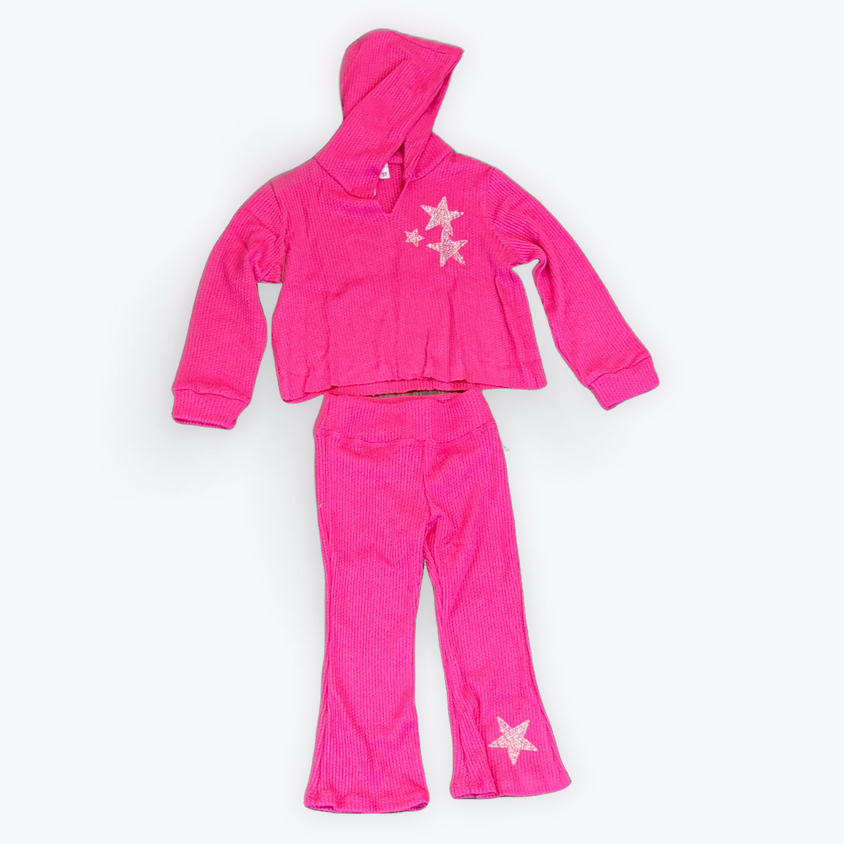 Sofi Star Waffle Hoodie Set