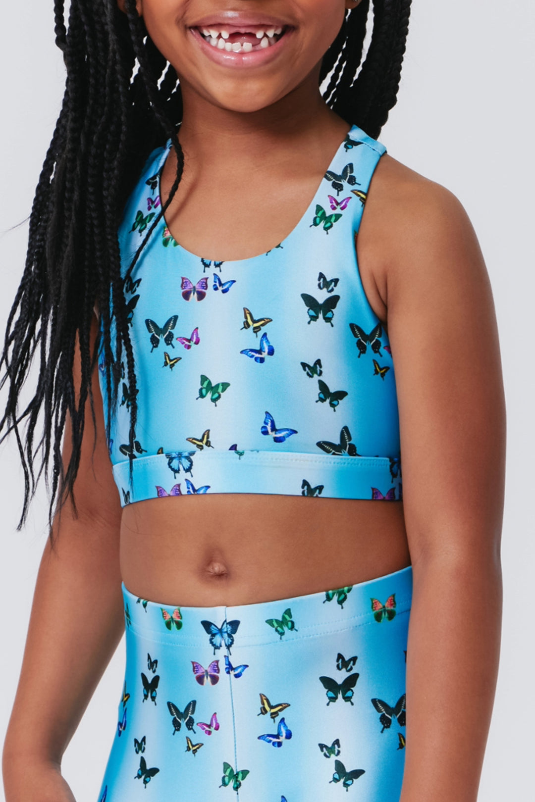 Terez Butterfly Sky Sports Bra