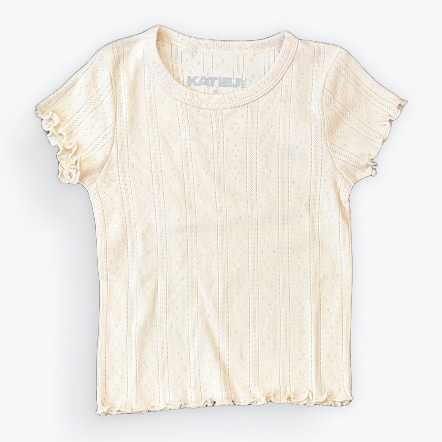 Katie J Marina Pointelle Tee